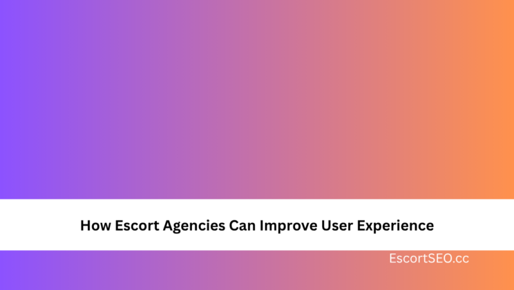 How Escort Agencies Can Improve User Experience