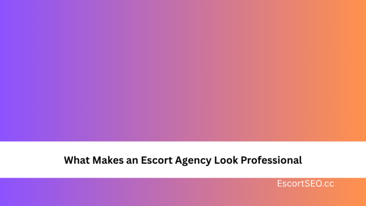 What Makes an Escort Agency Look Professional