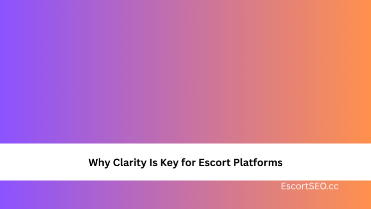 Why Clarity Is Key for Escort Platforms